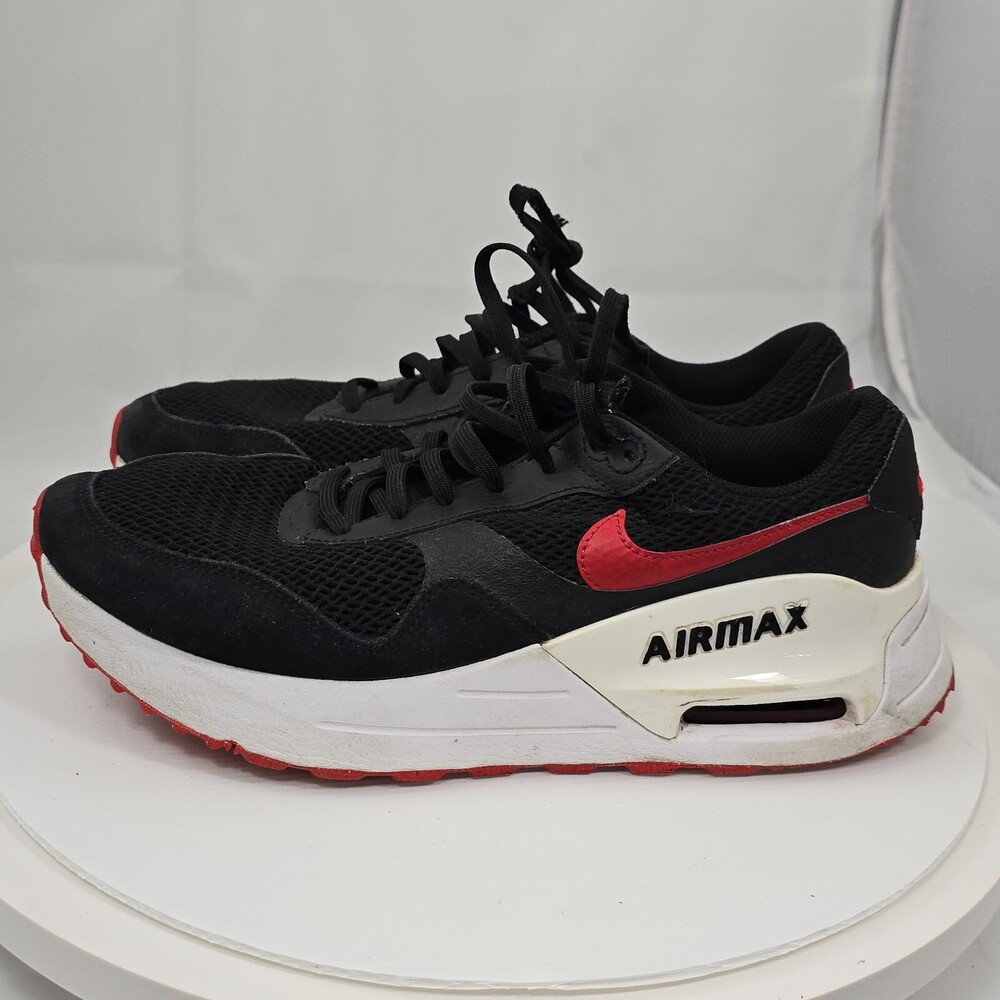 Nike Air Max SYSTM Men's Sneakers Size 9.5 Black Red White DM9537-005